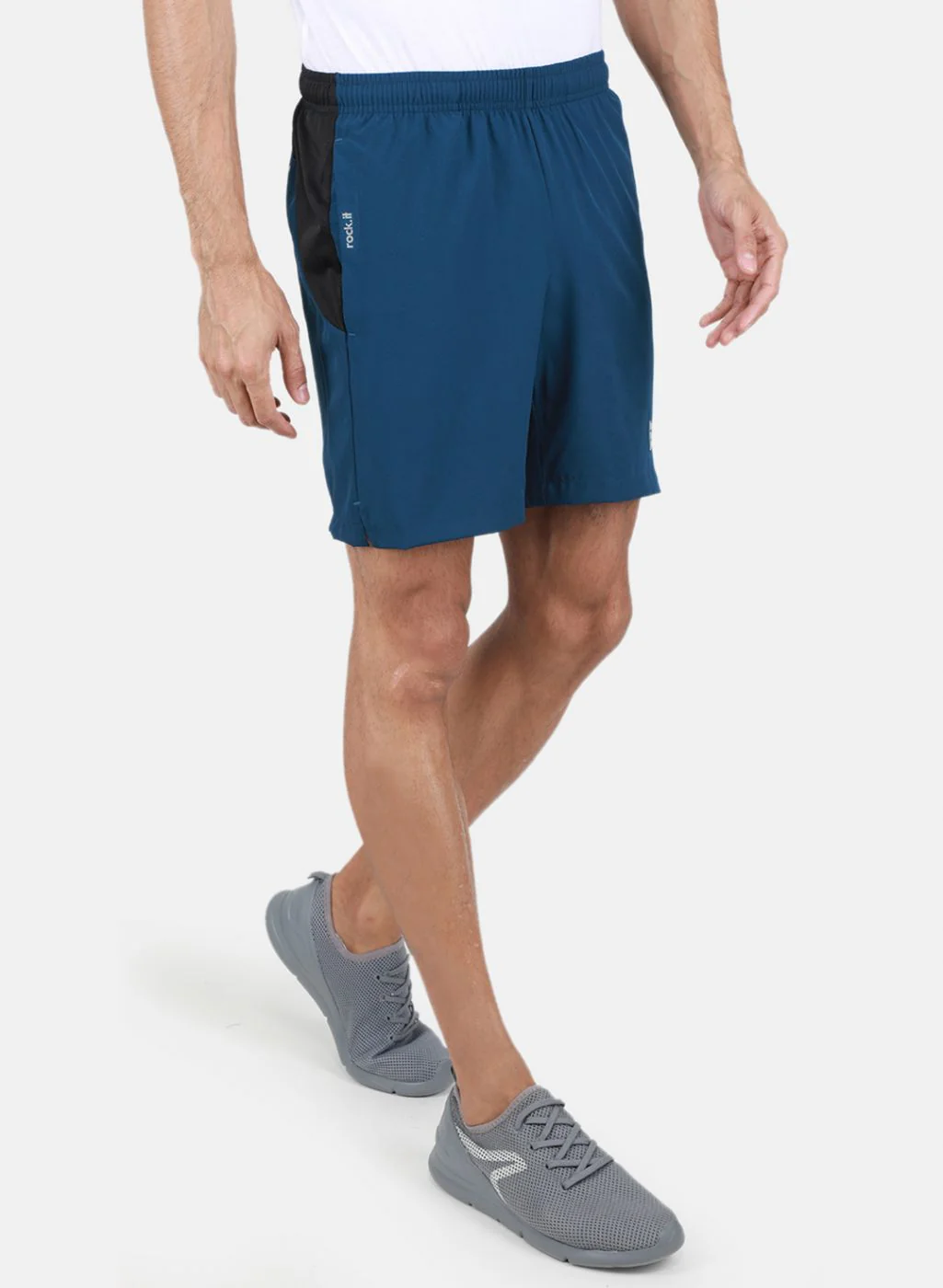 Rock.it Men Teal Blue Solid Short - Image 6