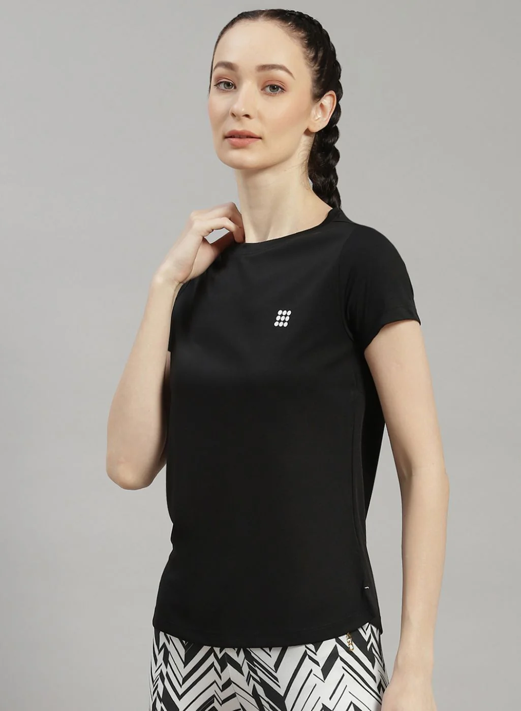 Rock.it Women Black Solid Top - Image 2