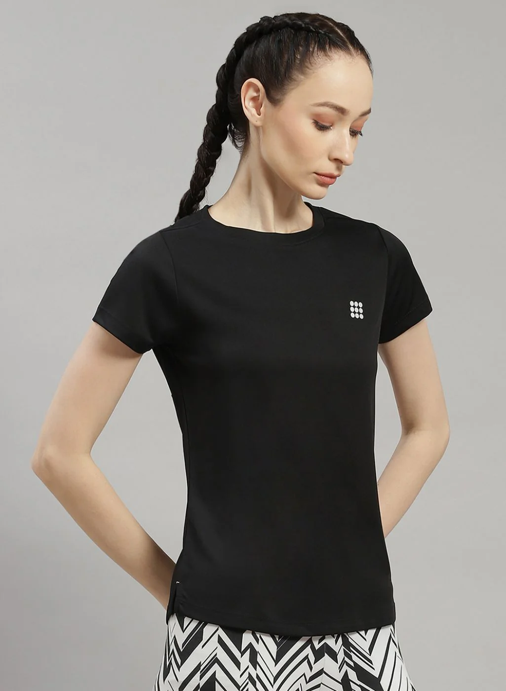 Rock.it Women Black Solid Top - Image 3