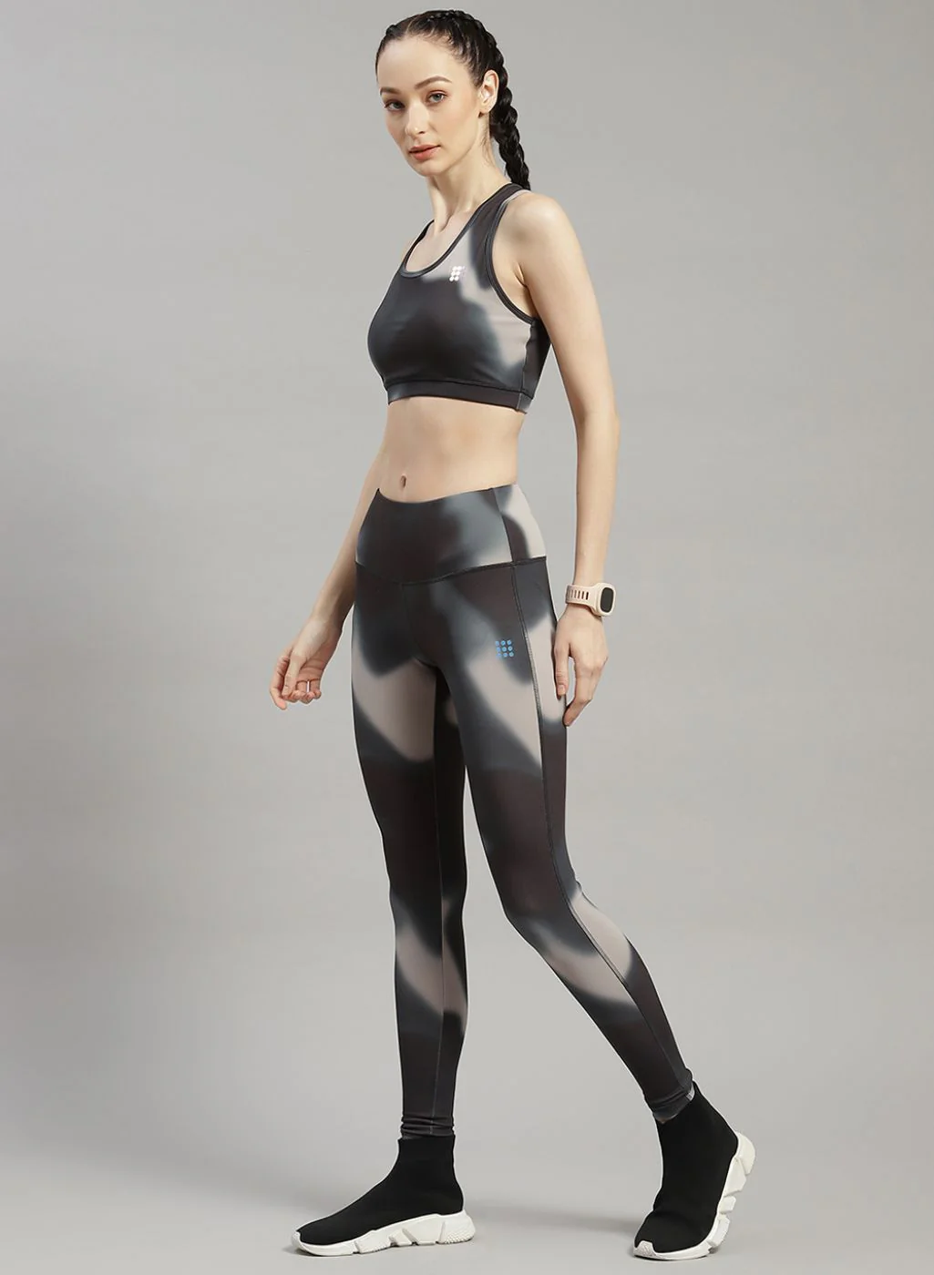 Rock.it Women Green Printed Sports Set - Image 2