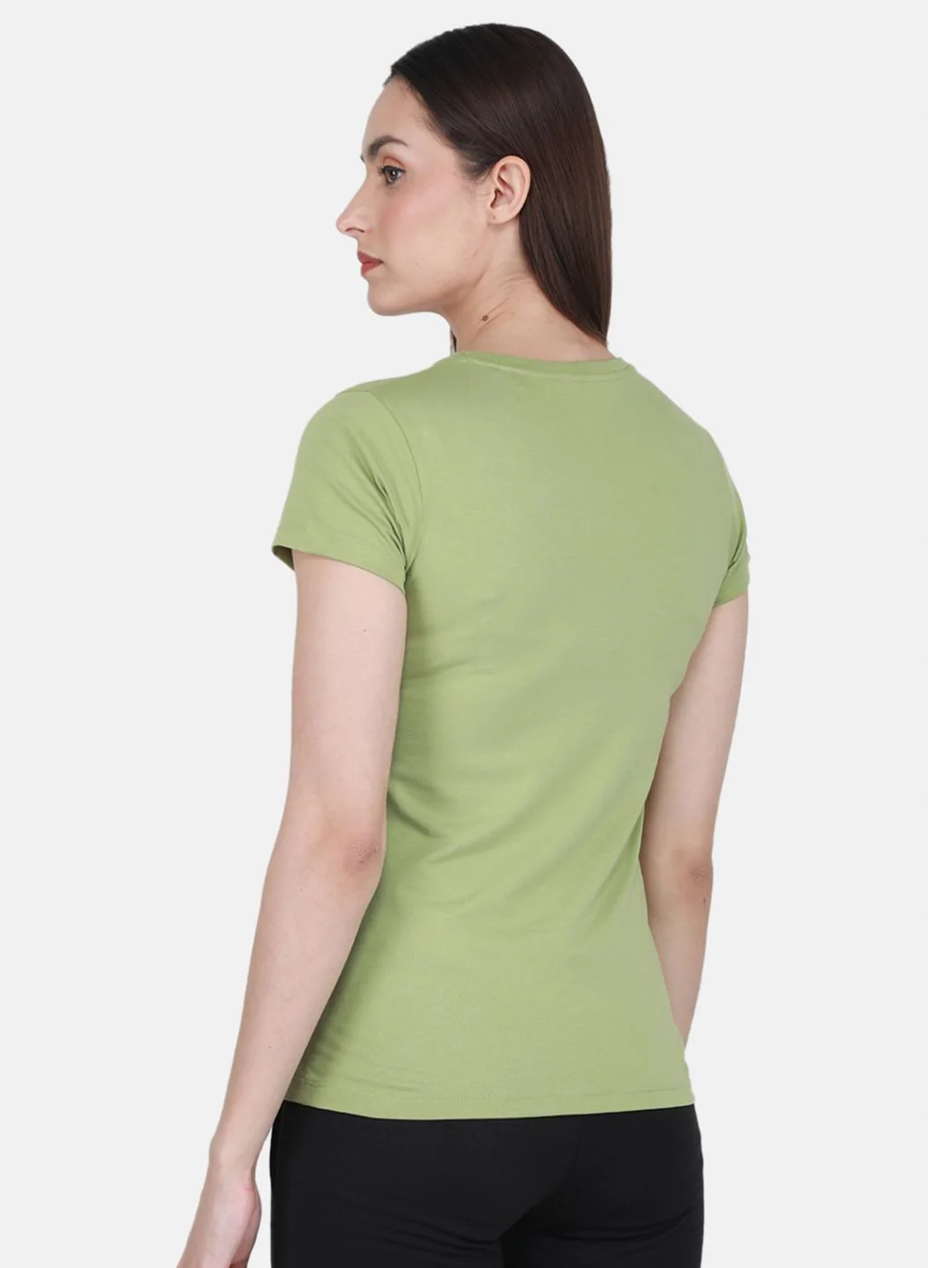 Rock.it Women Green Solid Top - Image 3