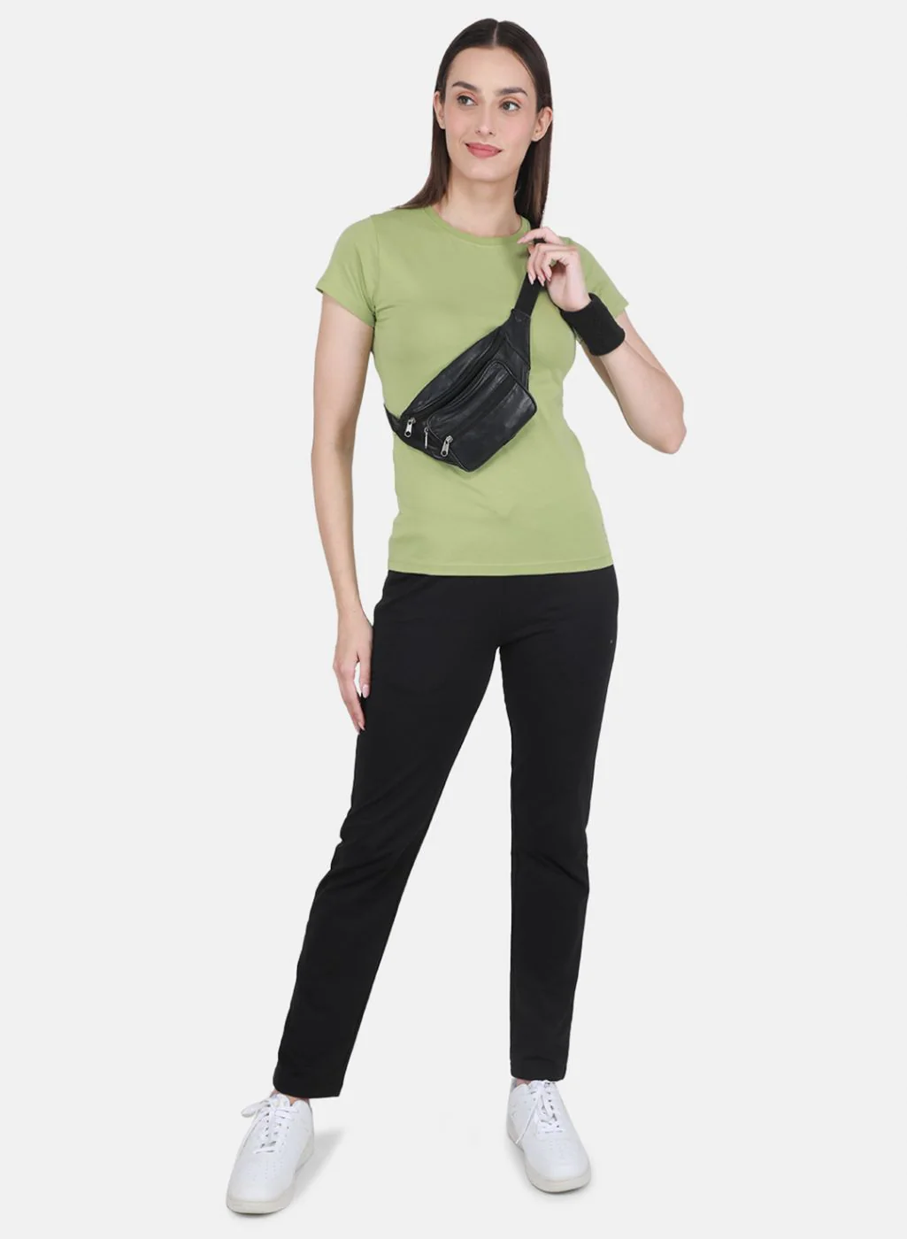 Rock.it Women Green Solid Top - Image 4