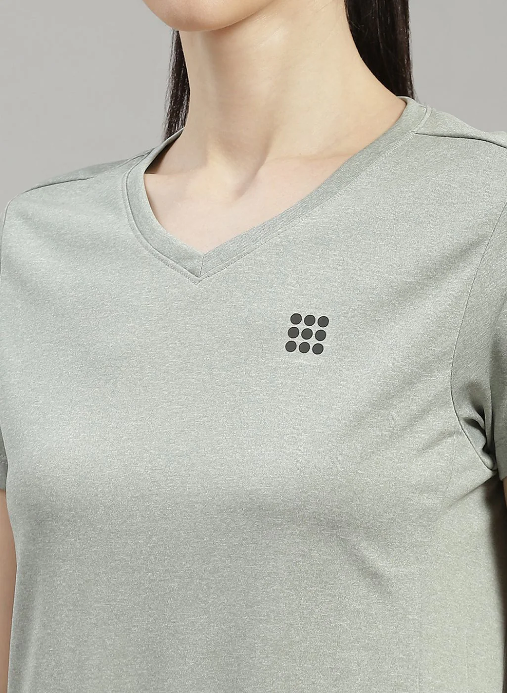 Rock.it Women Grey Solid Top - Image 6