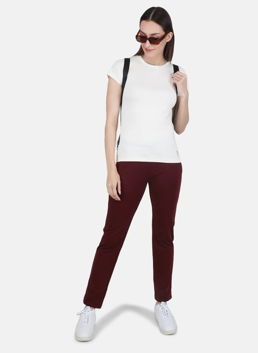 Rock.it Women Off White Solid Top - Image 4