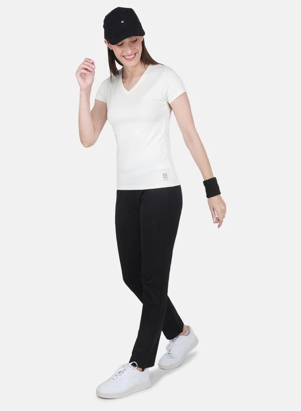 Rock.it Women Off White Solid Top - Image 4
