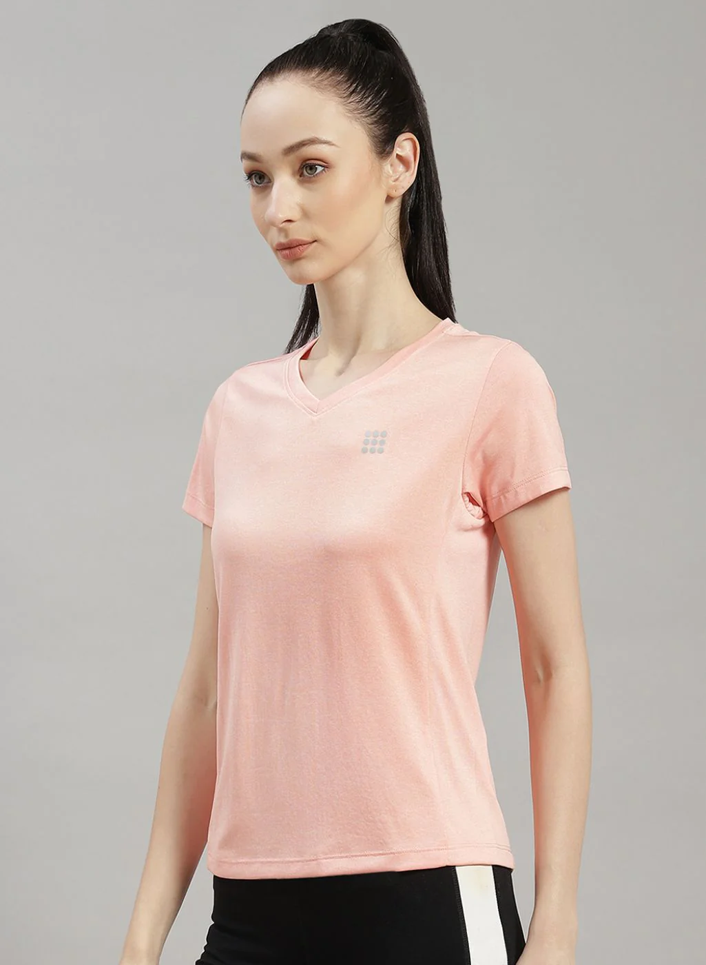Rock.it Women Peach Solid Top - Image 3