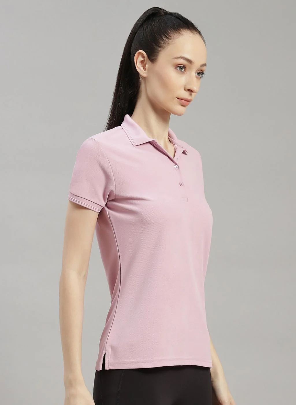 Rock.it Women Purple Solid T-Shirt - Image 3