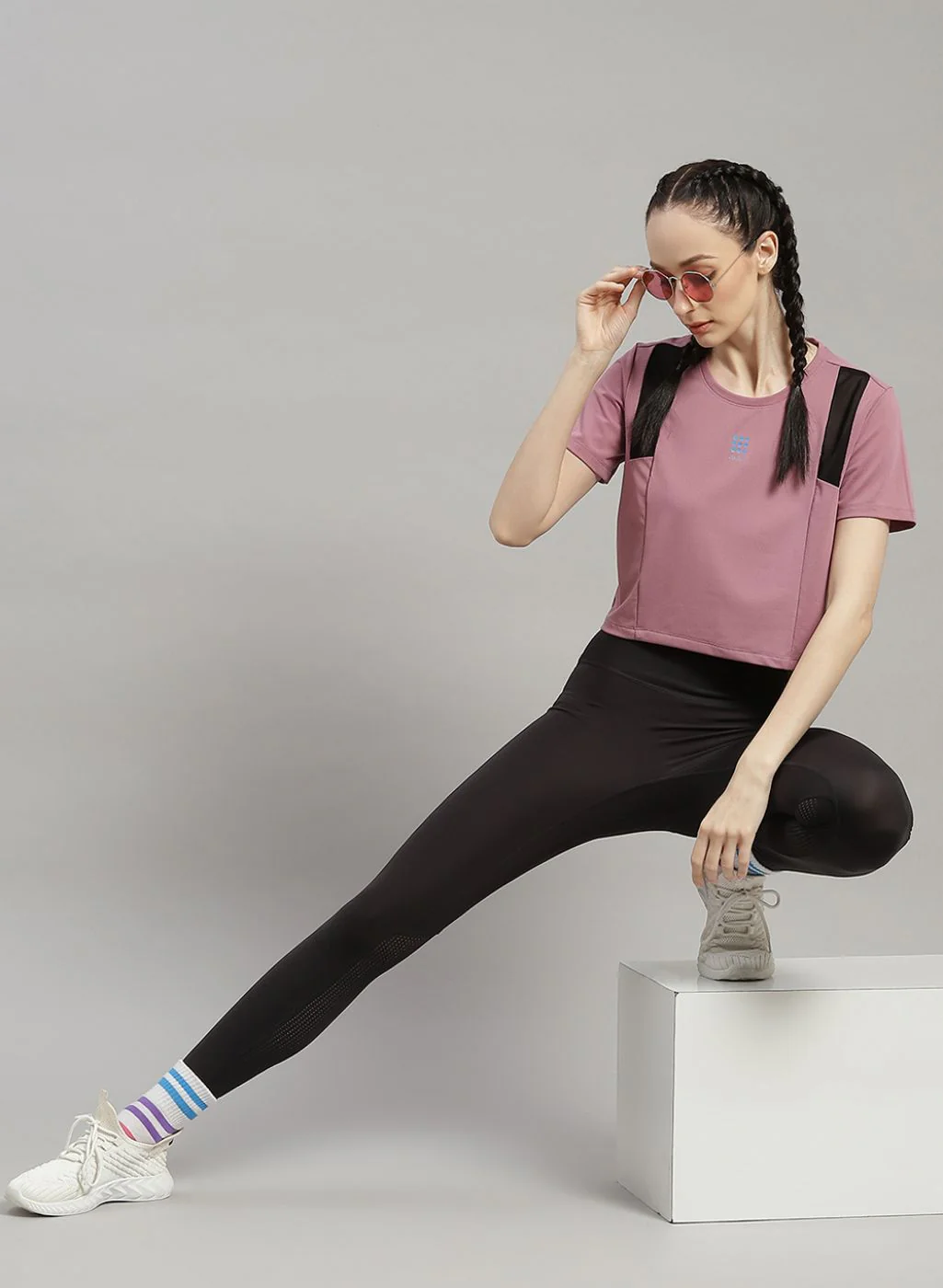 Rock.it Women Purple Solid Top - Image 5
