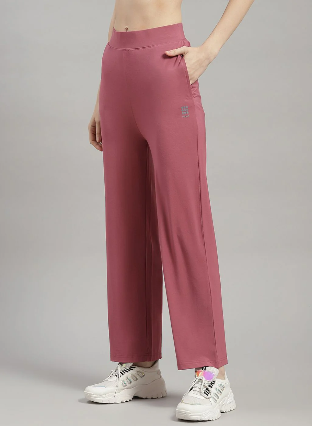 Rock.it Women Red Solid Trackpant - Image 2
