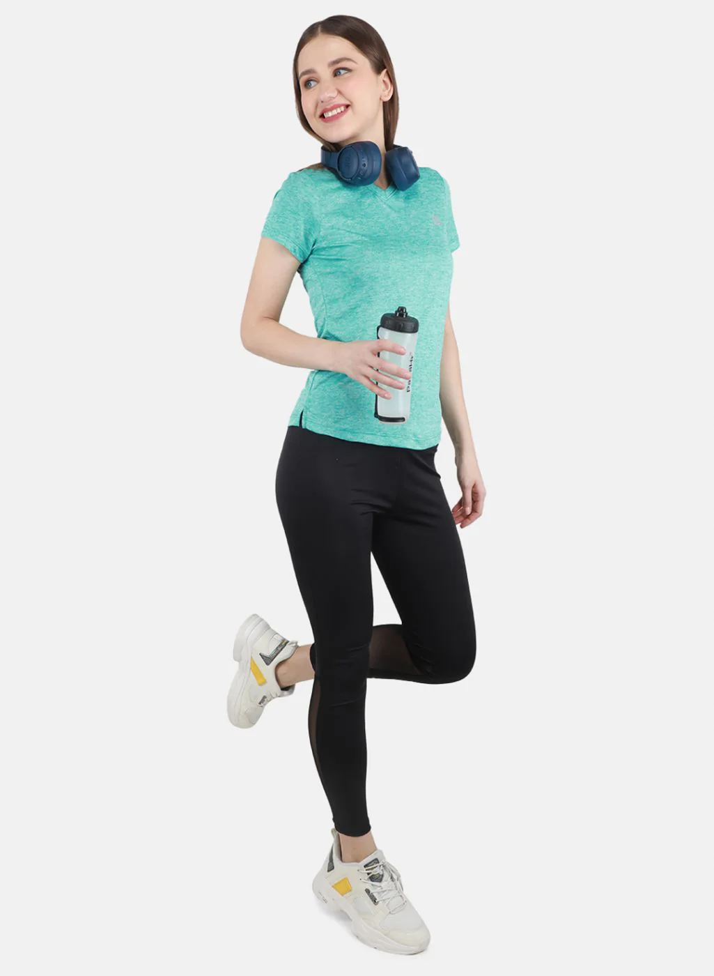 Rock.it Women Sea Green Solid Top - Image 2