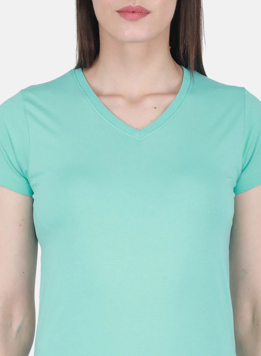 Rock.it Women Turquoise Blue Solid Top - Image 5