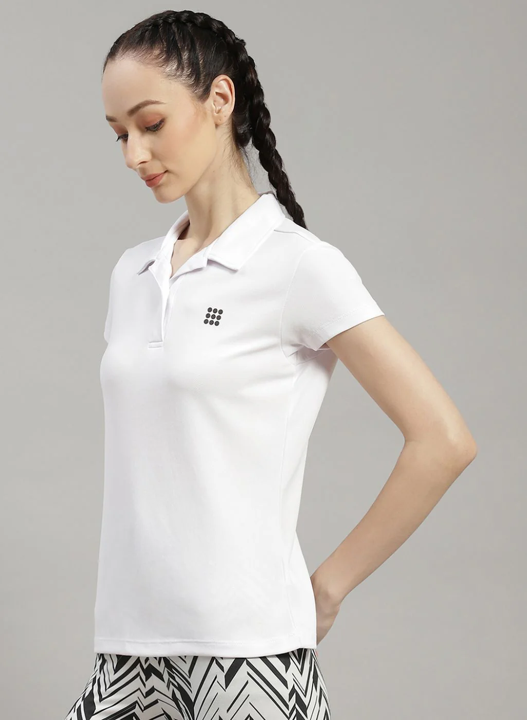 Rock.it Women White Solid T-Shirt - Image 2