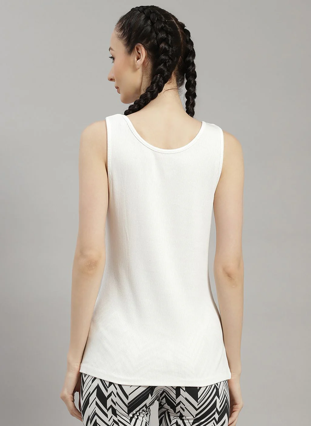 Rock.it Women White Solid Top - Image 4