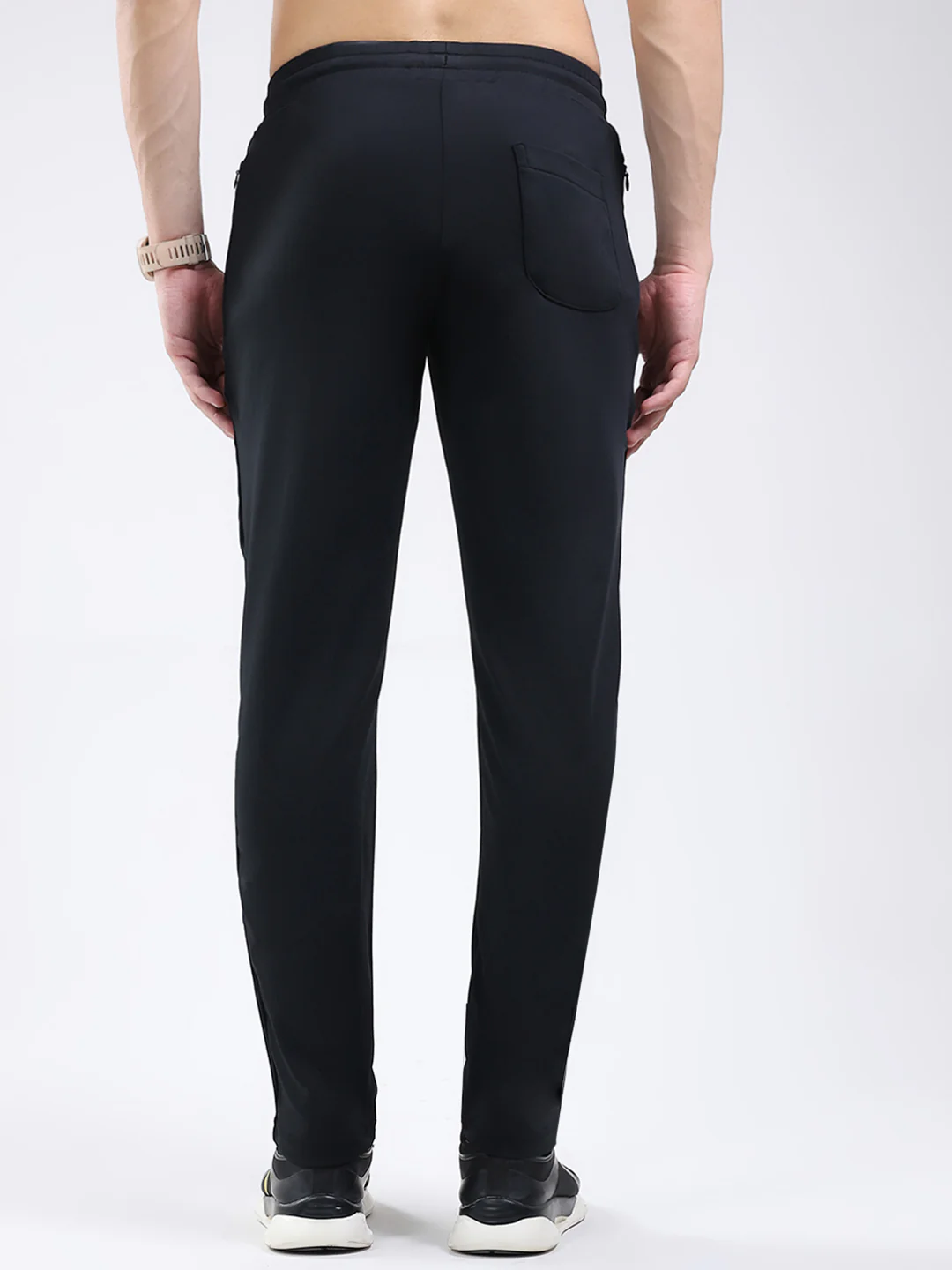 Rock.it Men Black Solid Regular Fit Winter Lower - Image 5