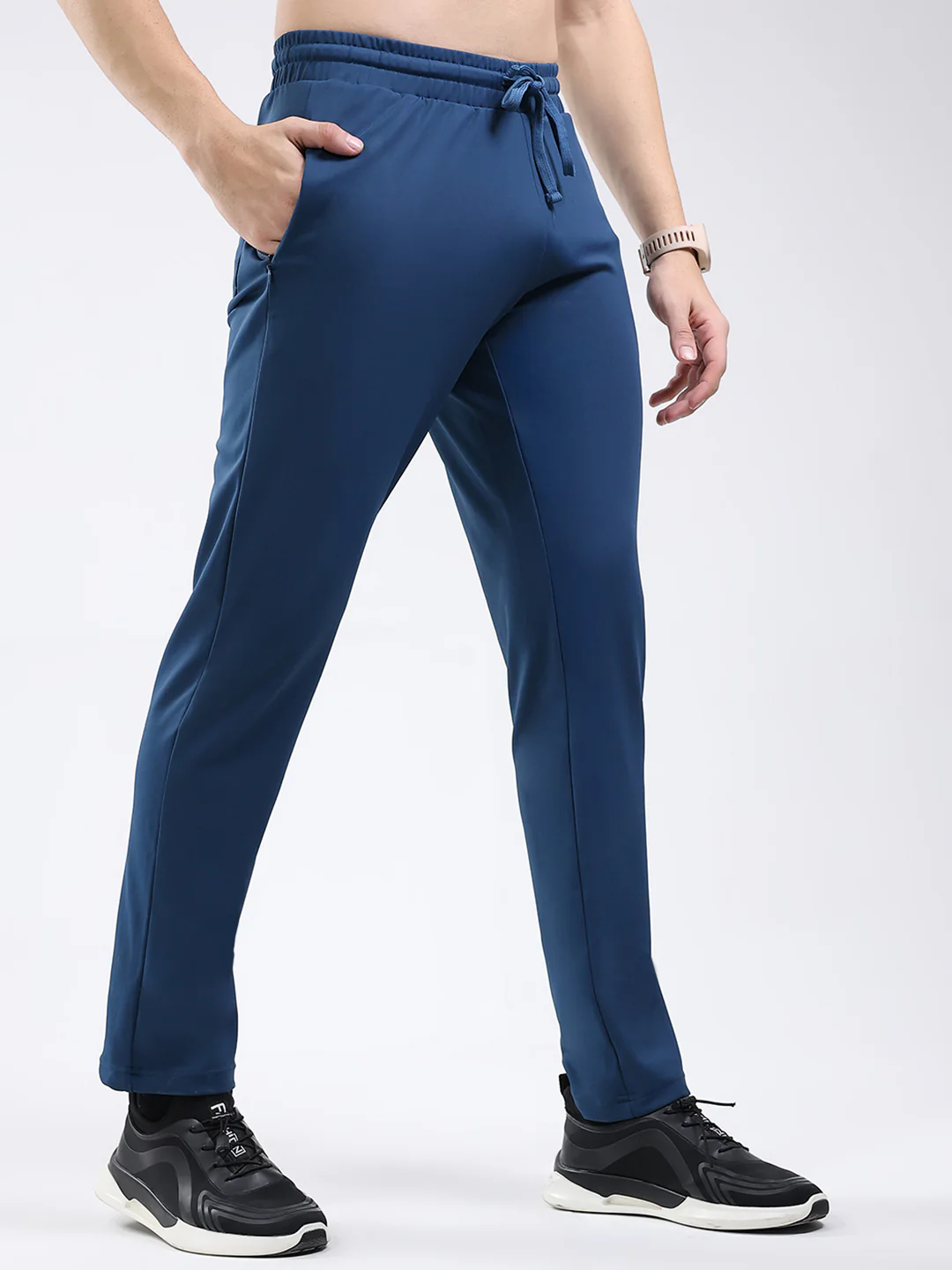 Rock.it Men Blue Solid Regular Fit Winter Lower - Image 4