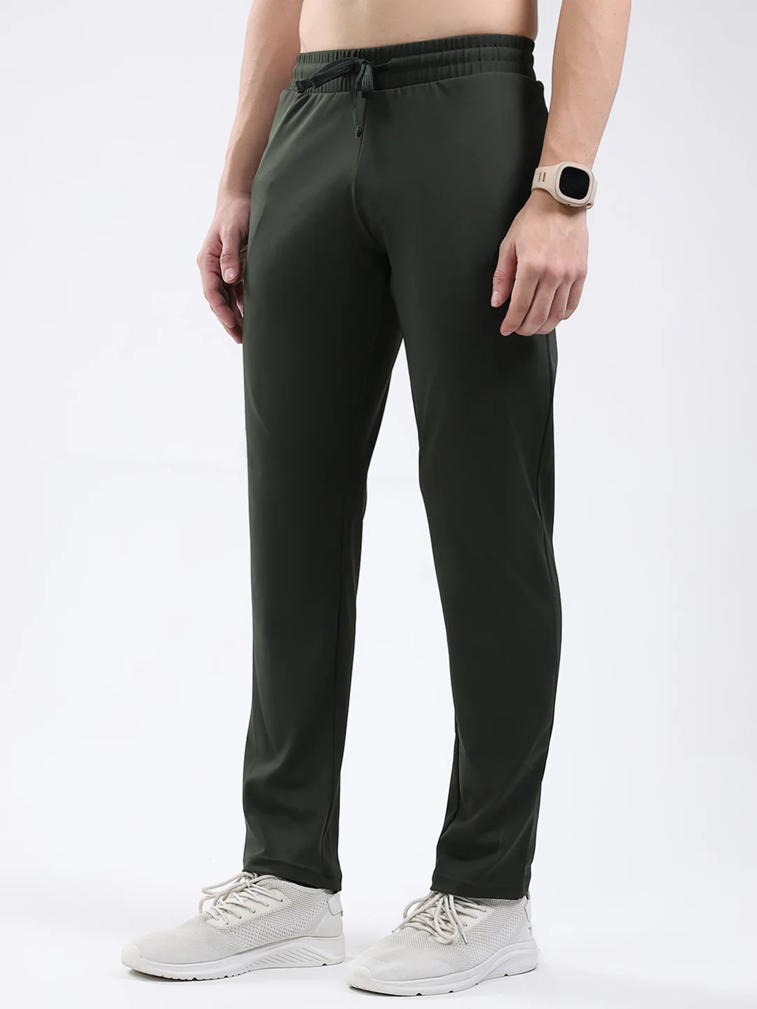Rock.it Men Olive Solid Regular Fit Winter Lower - Image 3
