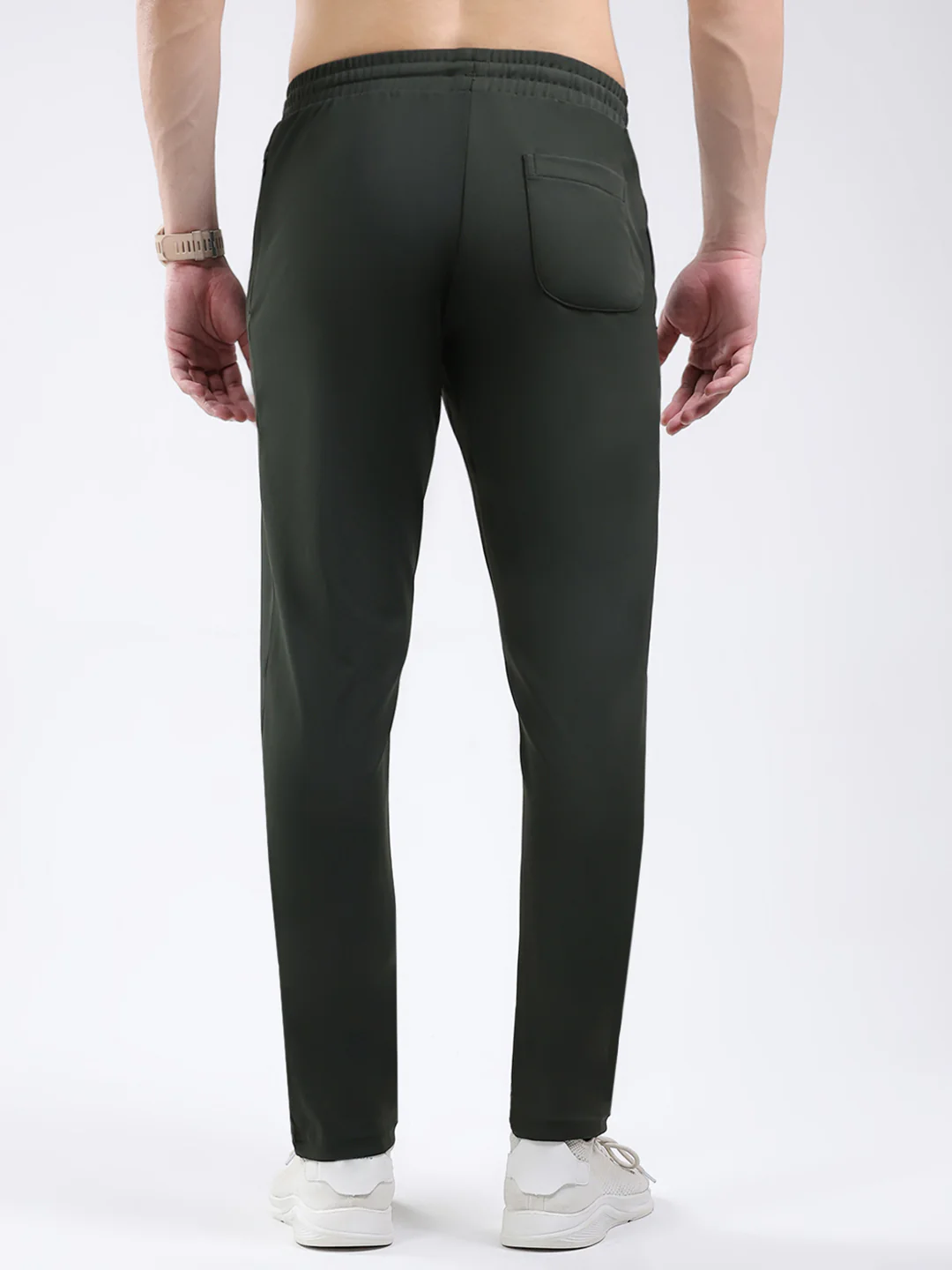 Rock.it Men Olive Solid Regular Fit Winter Lower - Image 5