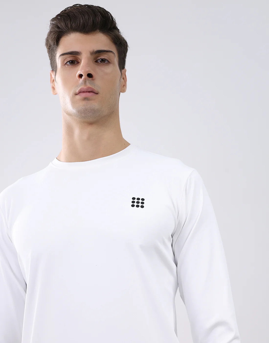 Rock.it Men White Solid Round Neck Full Sleeve T-Shirt - Image 7