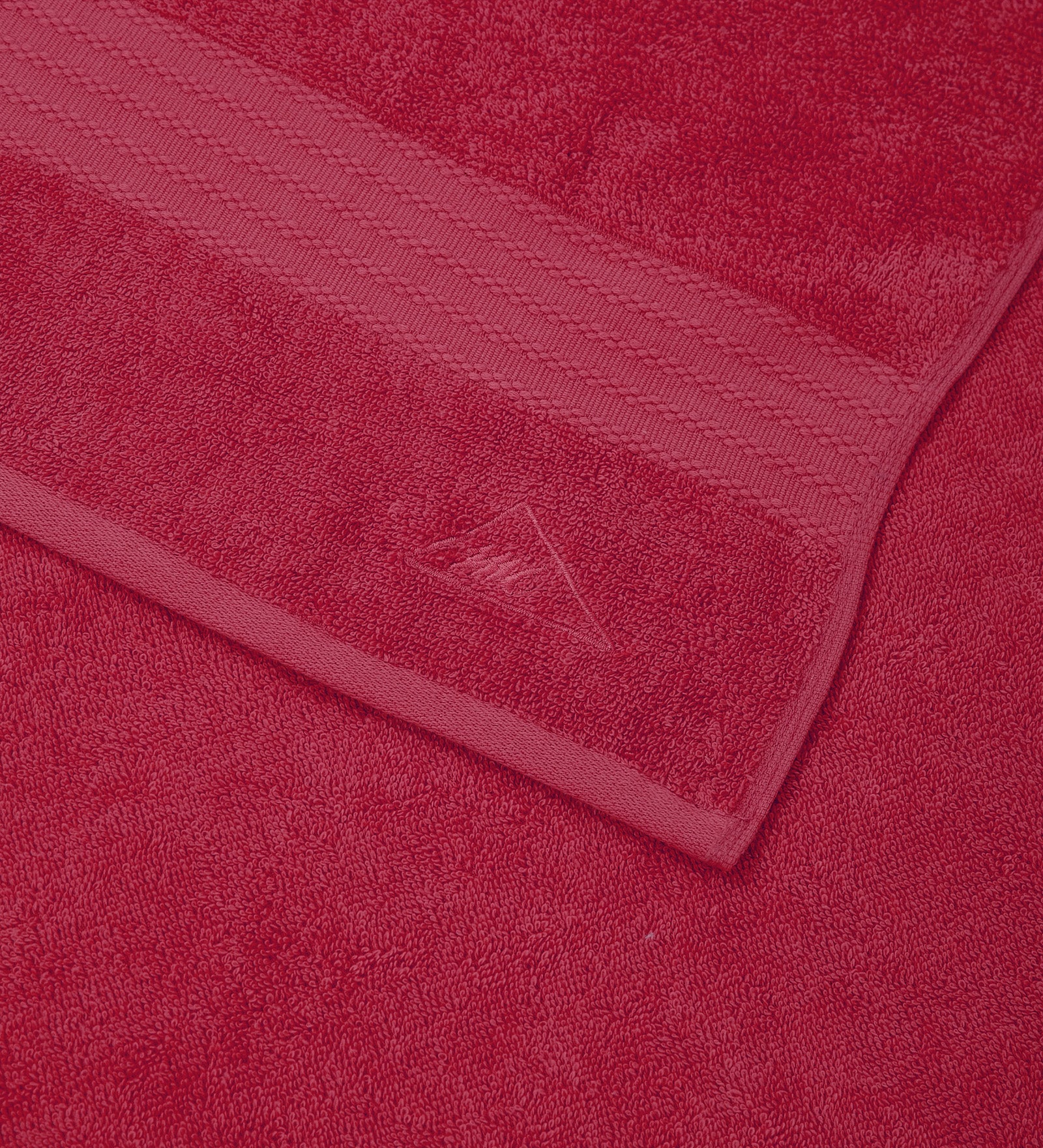 Rose Red Pure Cotton Solid 380 GSM Bath Towel 1 Piece (Jazz Collection) - Image 6