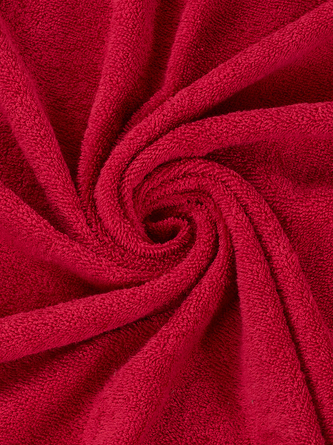 Rose Red Pure Cotton Solid 380 GSM Car Towel 1 Piece (Jazz Collection) - Image 6