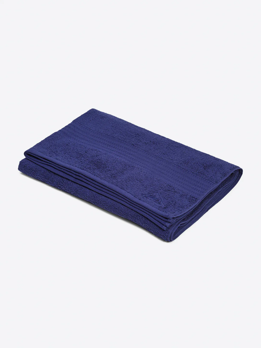 Royal Blue Cotton Solid 400 GSM Car Towel (Jazz) - Image 2