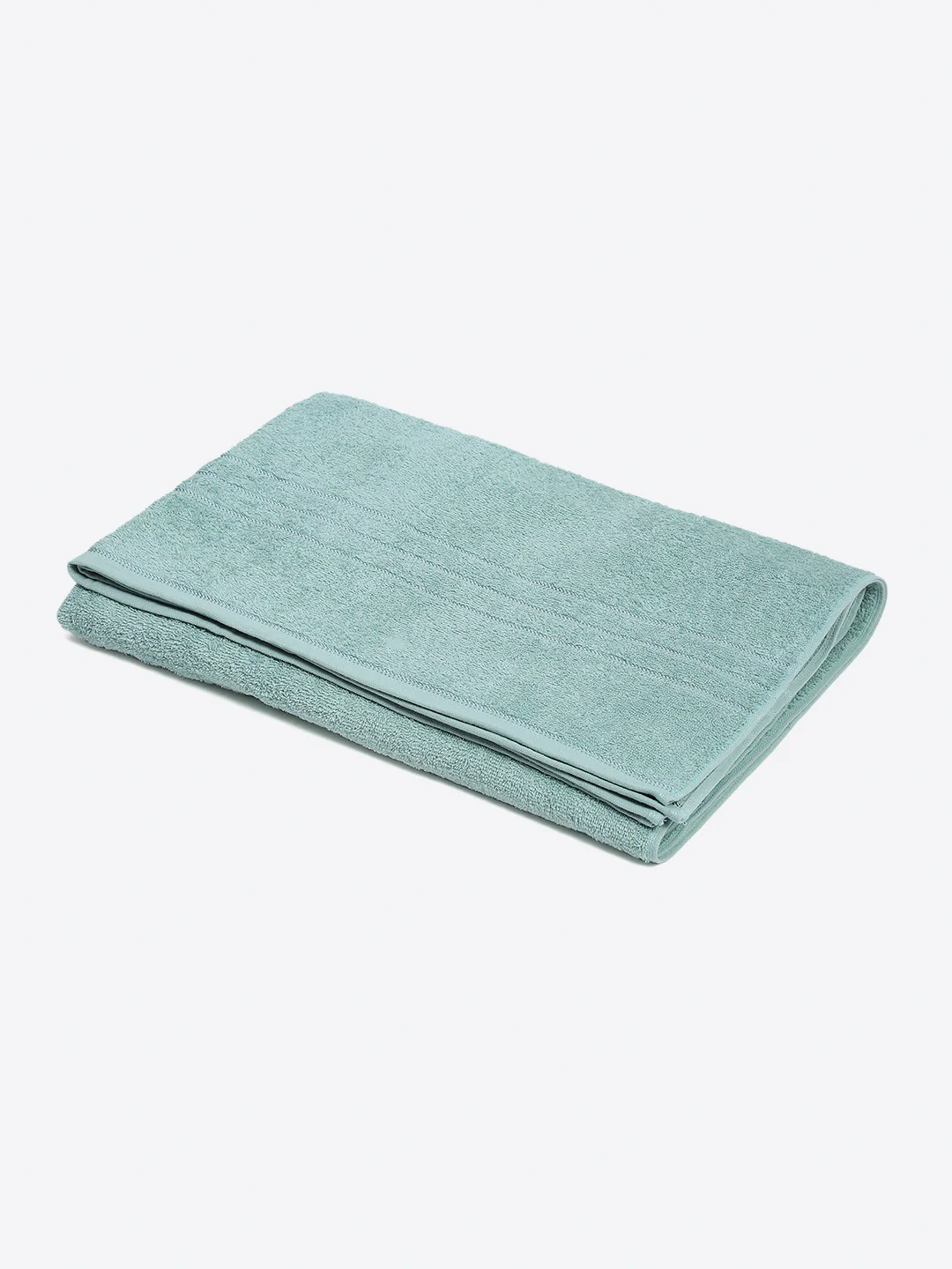Sea Green Cotton Solid 350 GSM Car Towel (Soho) - Image 2