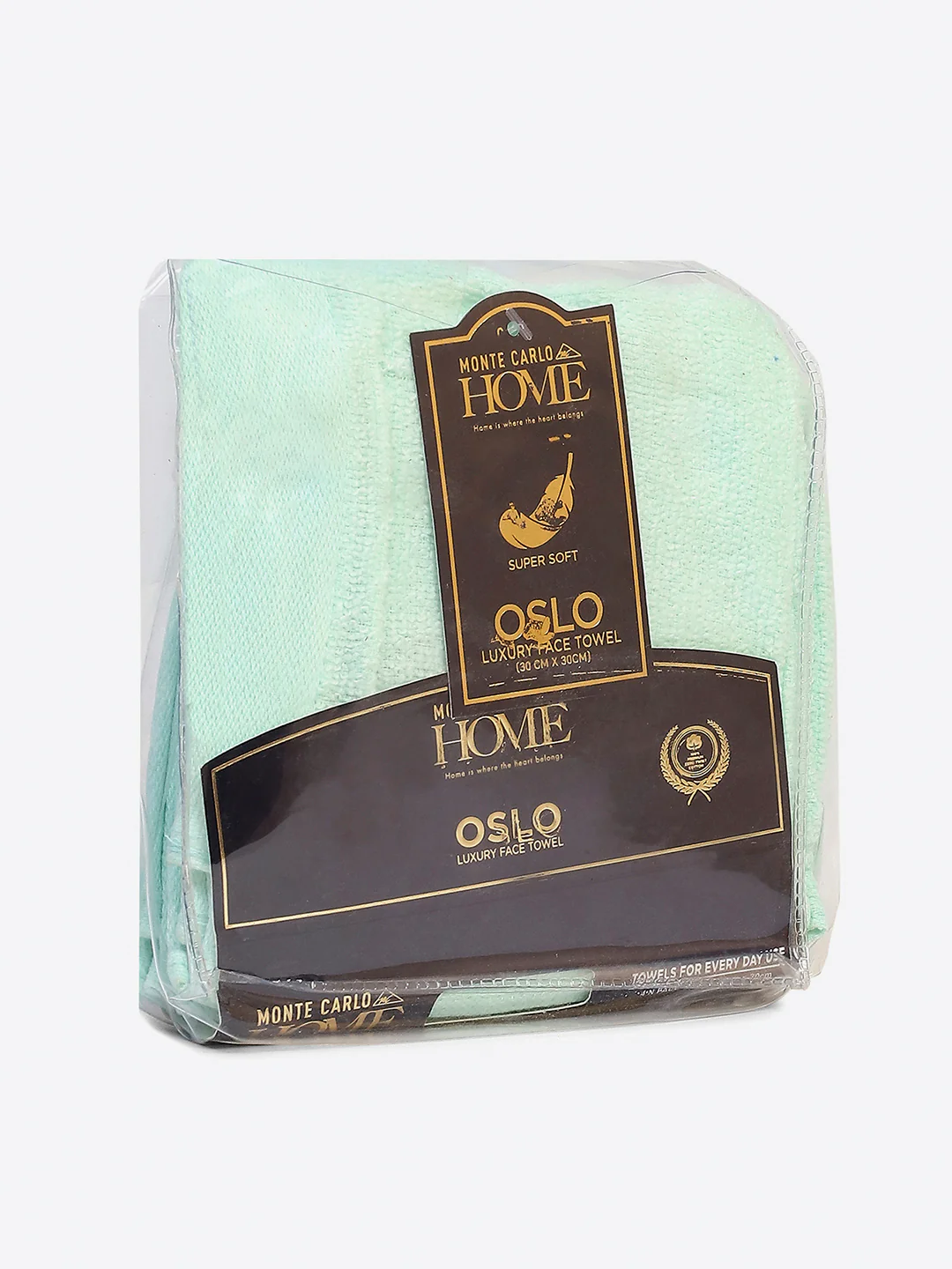Sea Green Cotton Solid 600 GSM Face Towel (Pack of 4) - Image 5