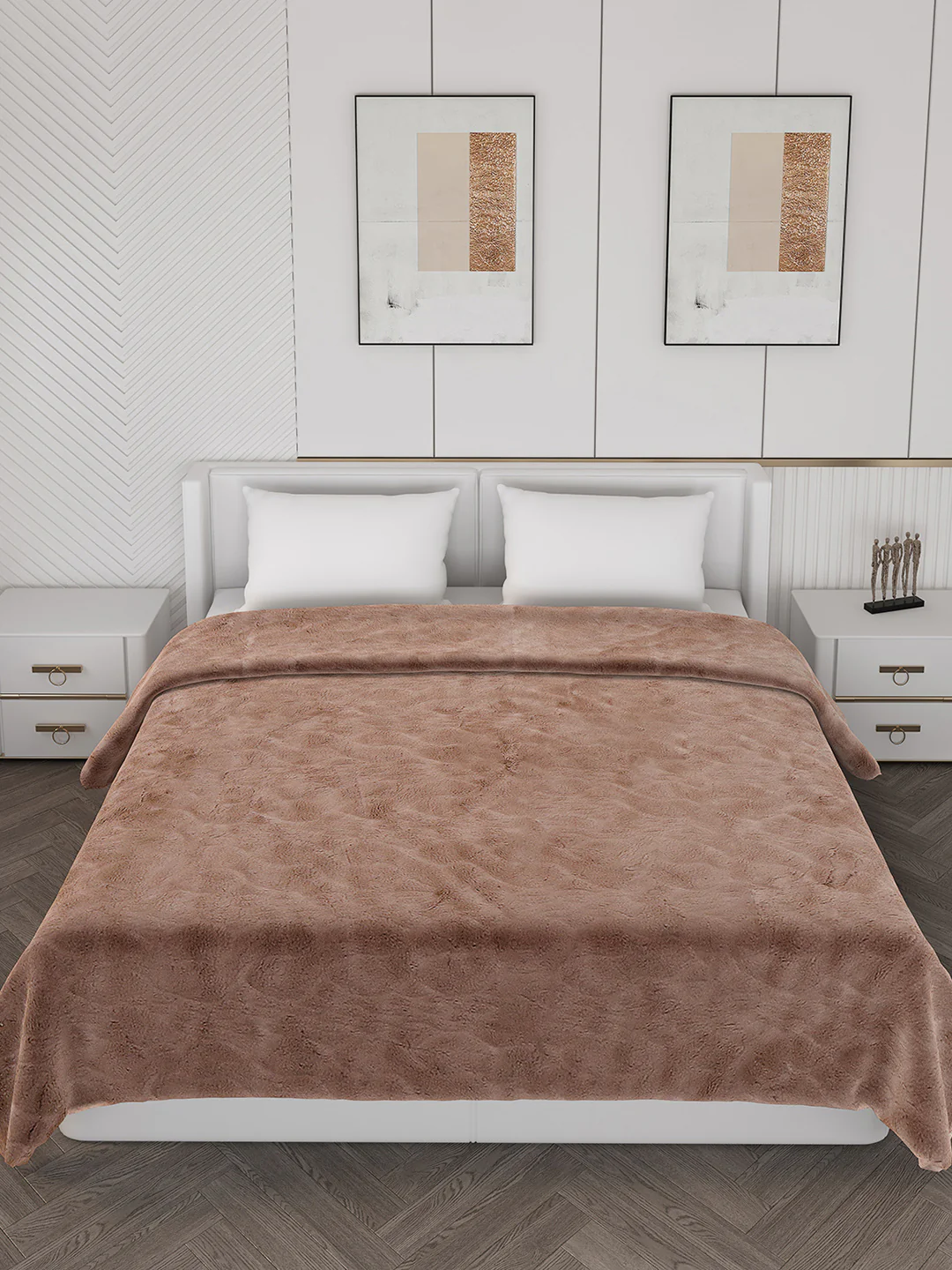 Self Design Double Bed 1000 GSM Blanket Henry 2 Ply (Weight 6.3 kg) - Image 3