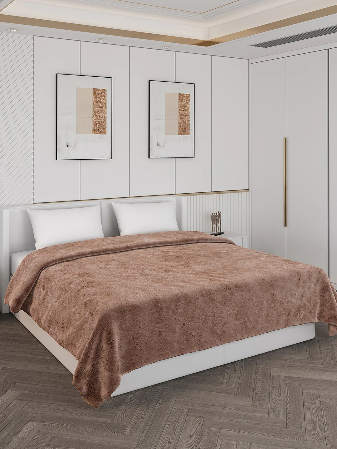 Self Design Double Bed 1000 GSM Blanket Henry 2 Ply (Weight 6.3 kg) - Image 4