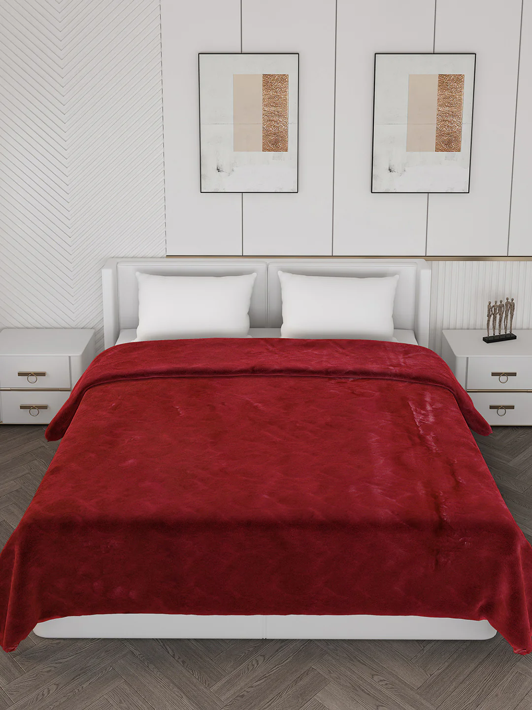 Self Design Double Bed 1000 GSM Blanket Henry 2 Ply (Weight 6.3 kg) - Image 3