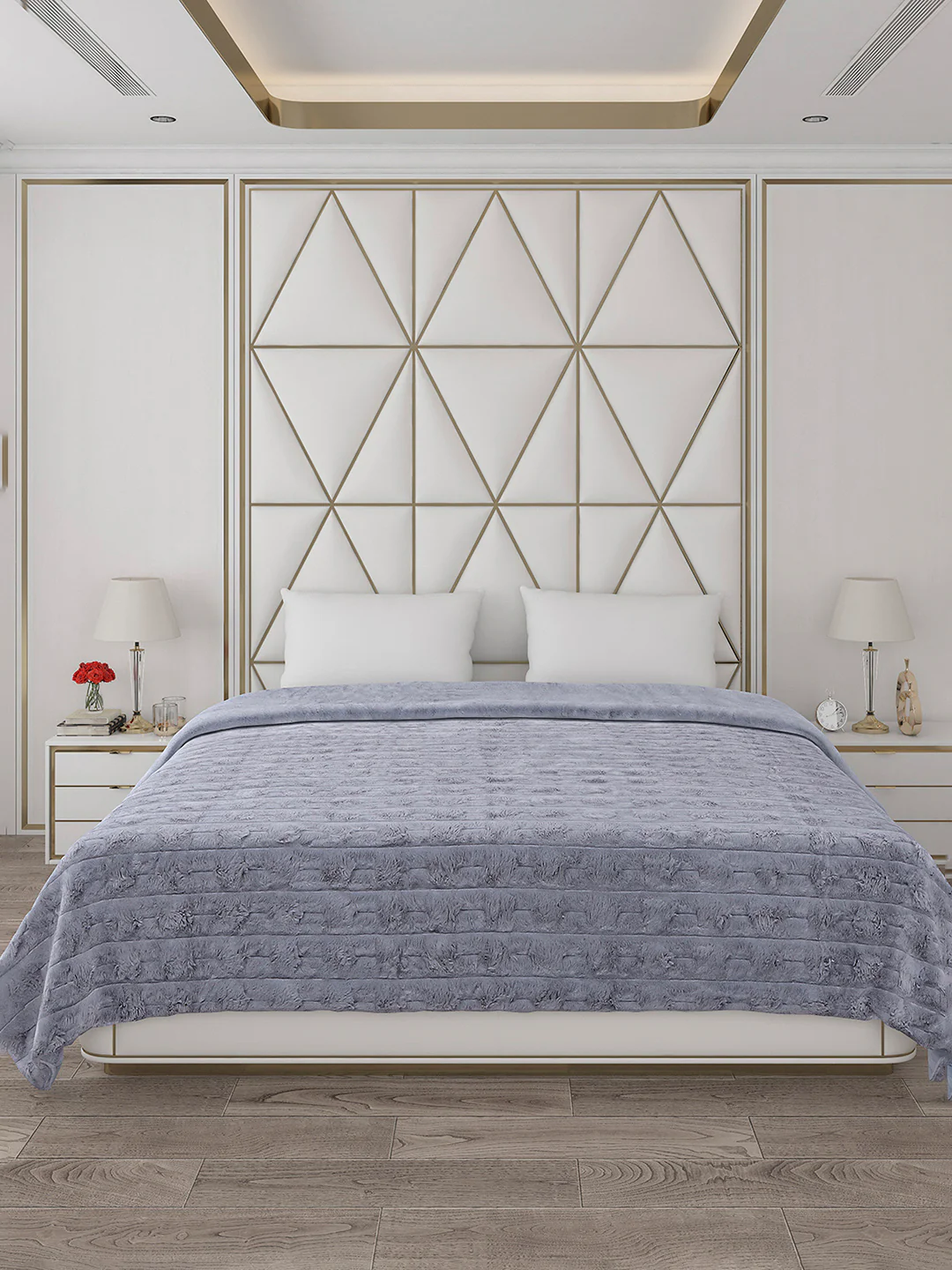 Self Design Double Bed 850 GSM Blanket Orion 2 Ply (Weight 4.5 kg) - Image 3