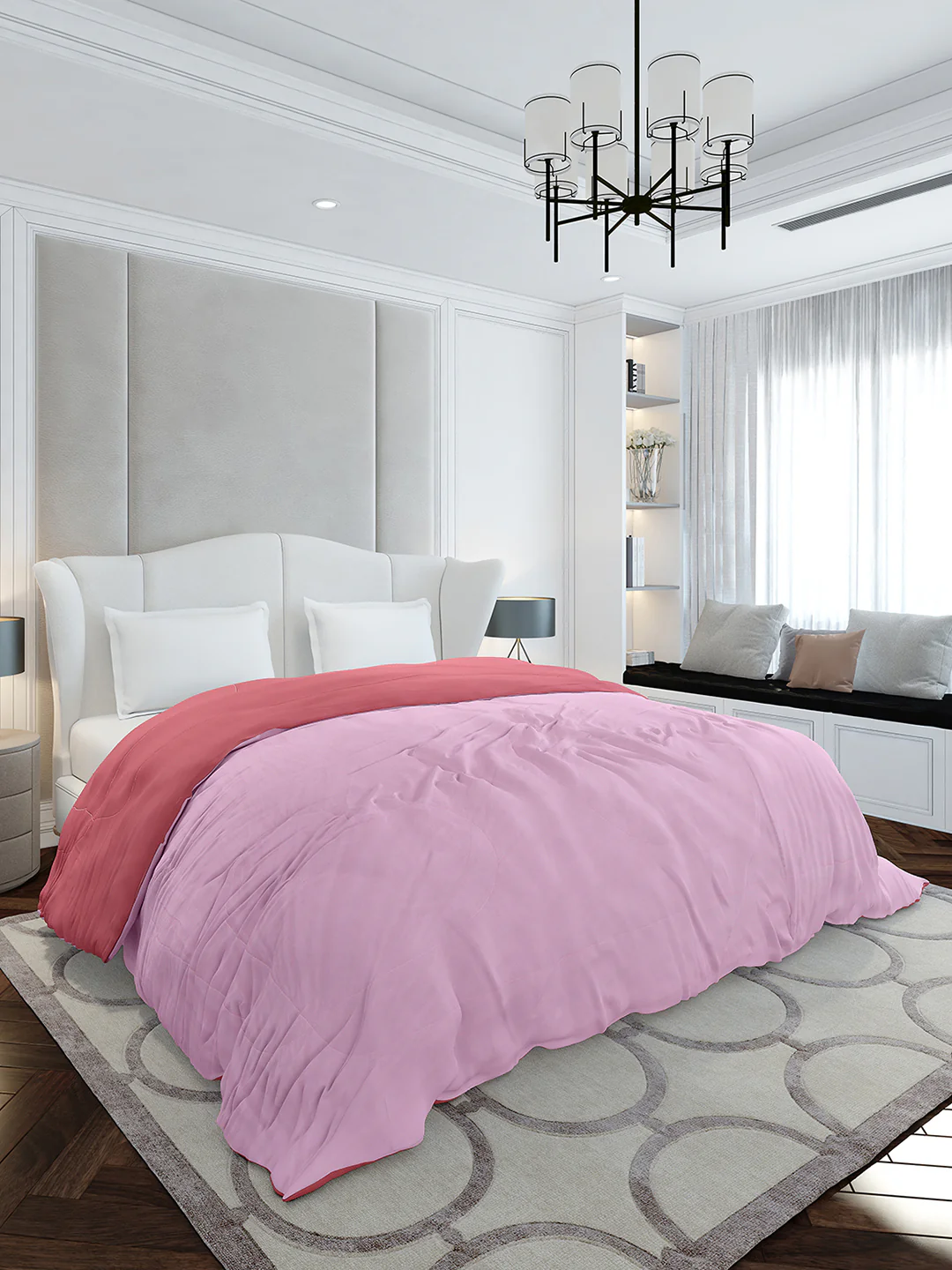 Solid Double Bed 110 GSM Comforter for AC Room - (Icefelgdb) - Image 5