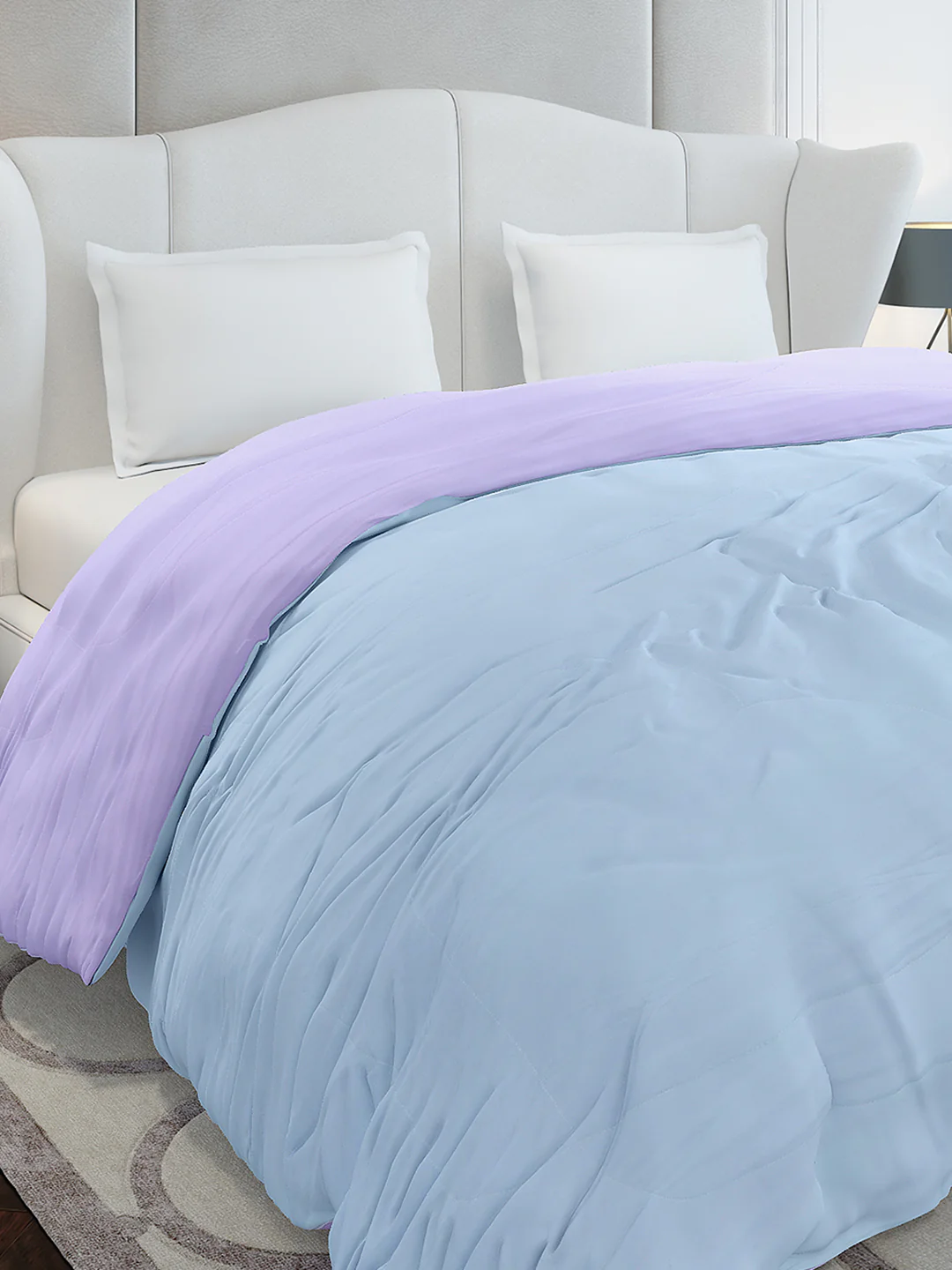 Solid Double Bed 110 GSM Comforter for AC Room - (Icefelgdb) - Image 6