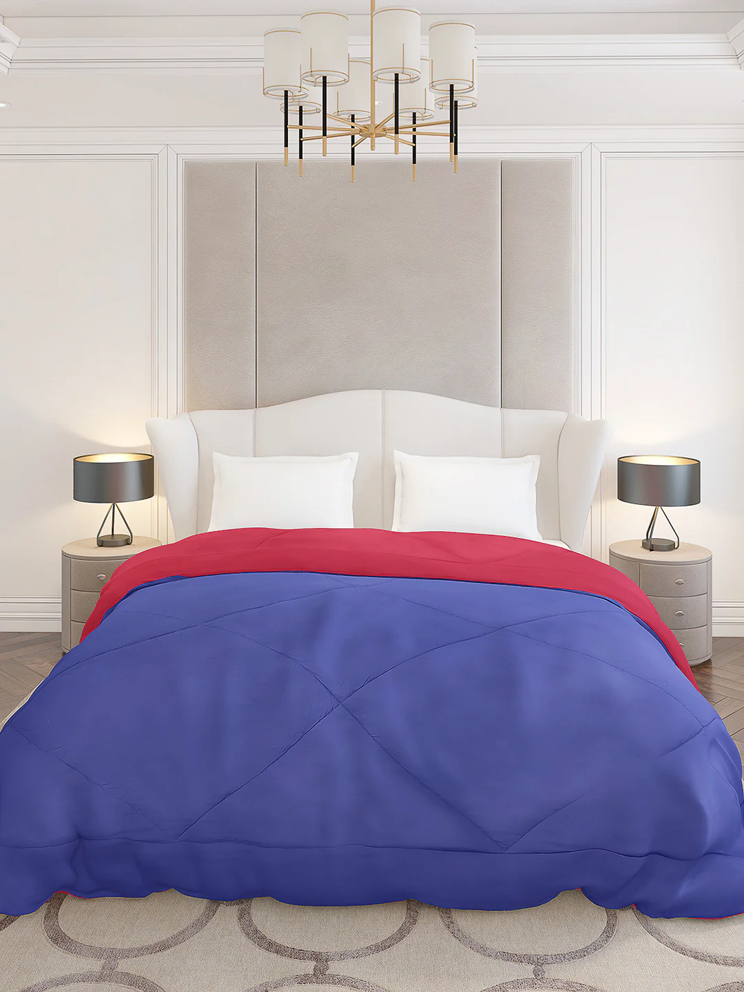 Solid Double Bed 210 GSM Comforter Ava for Mild Winter (Weight 0.9 kg) - Image 2