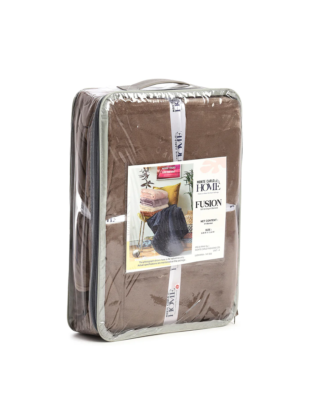 Solid Double Bed 300 GSM Blanket for AC Room - (Fusion) - Image 8