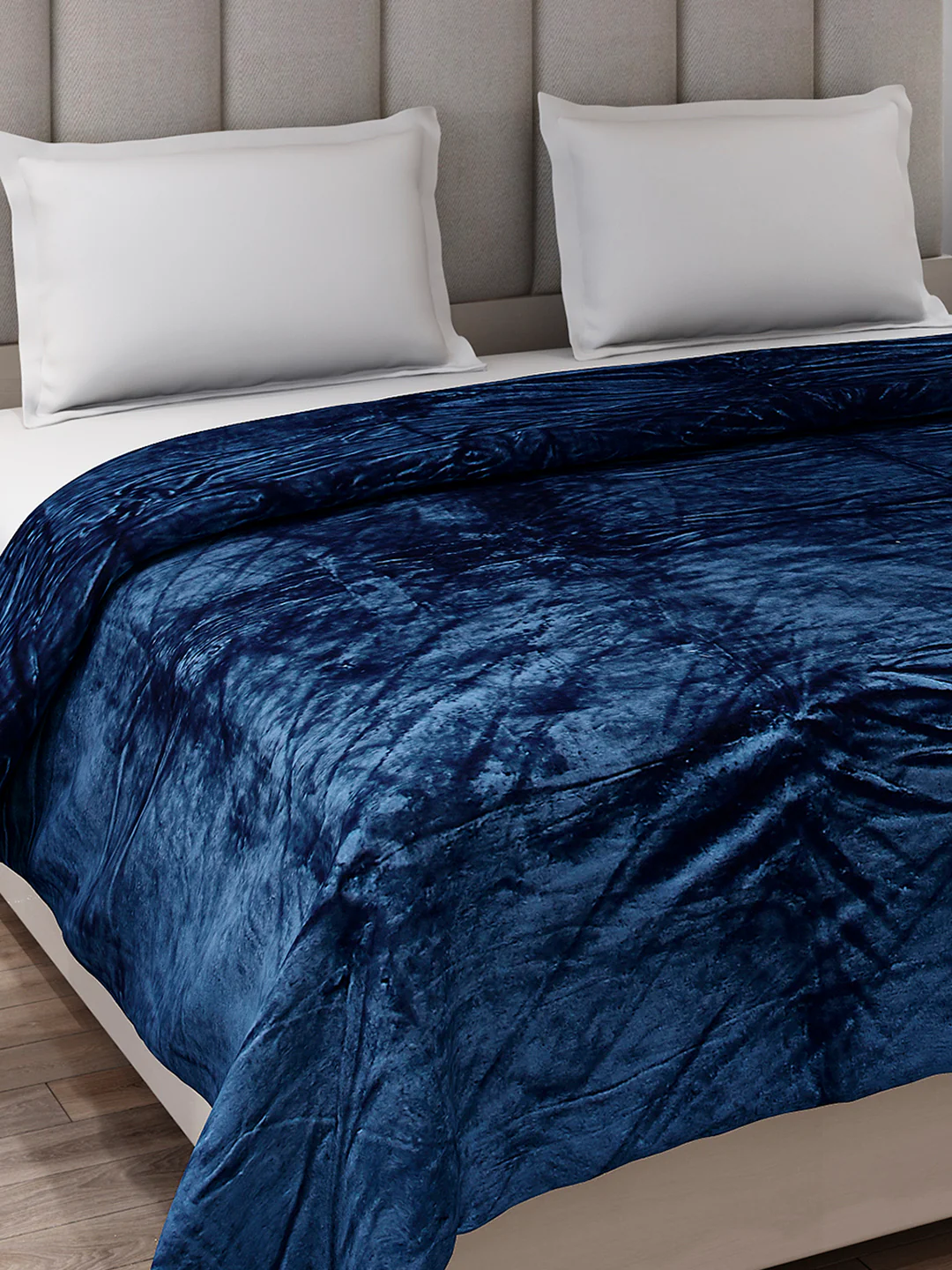 Solid Double Bed 300 GSM Blanket for AC Room - (Fusion) - Image 4