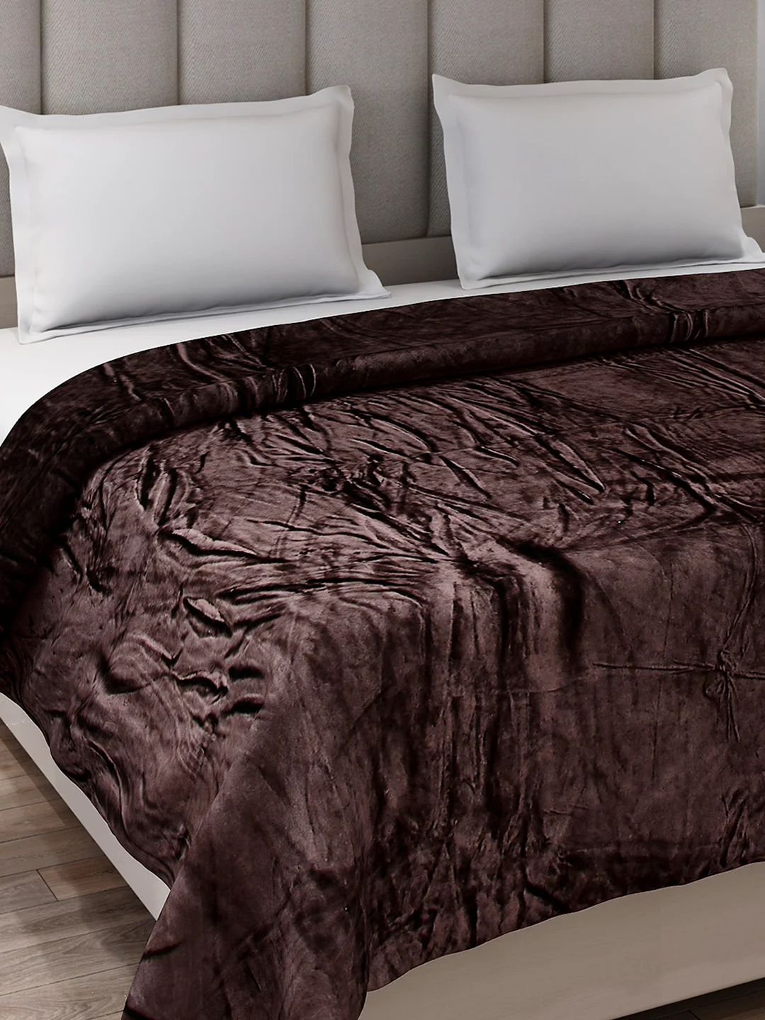 Solid Double Bed 300 GSM Blanket for AC Room - (Fusion) - Image 4