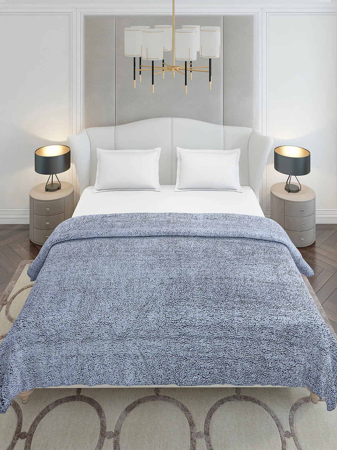 Solid Double Bed 300 GSM Blanket for AC Room - (Scotish) - Image 2