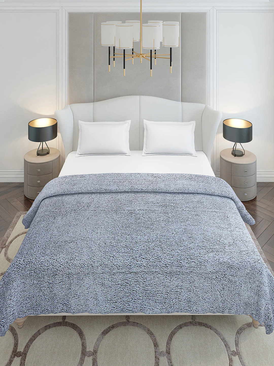 Solid Double Bed 300 GSM Blanket for AC Room - (Scotish) - Image 2