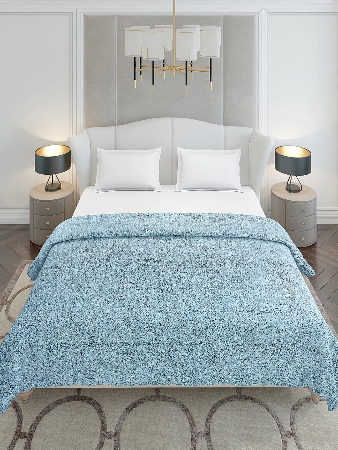 Solid Double Bed 300 GSM Blanket for AC Room - (Scotish) - Image 2