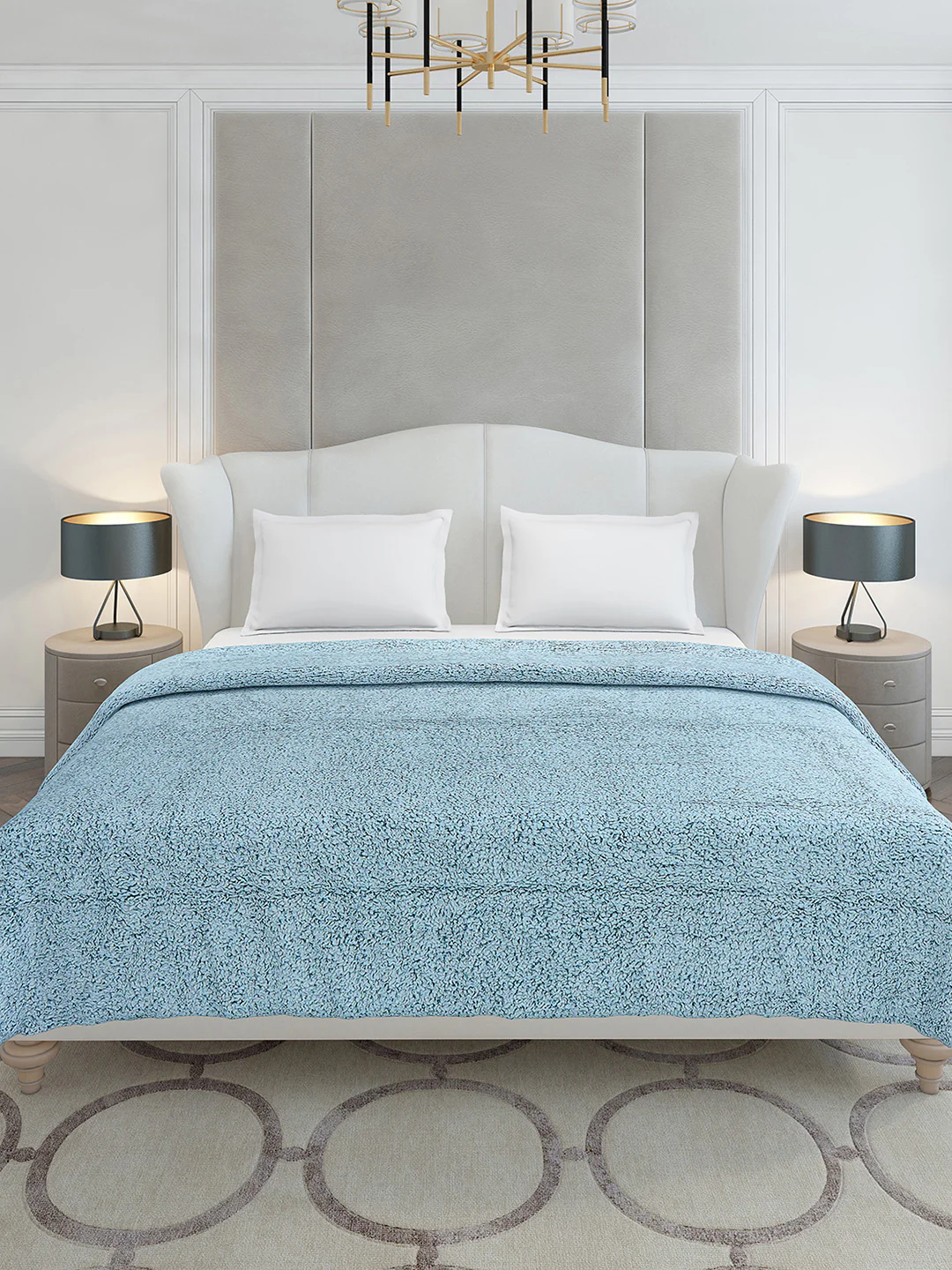 Solid Double Bed 300 GSM Blanket for AC Room - (Scotish) - Image 3