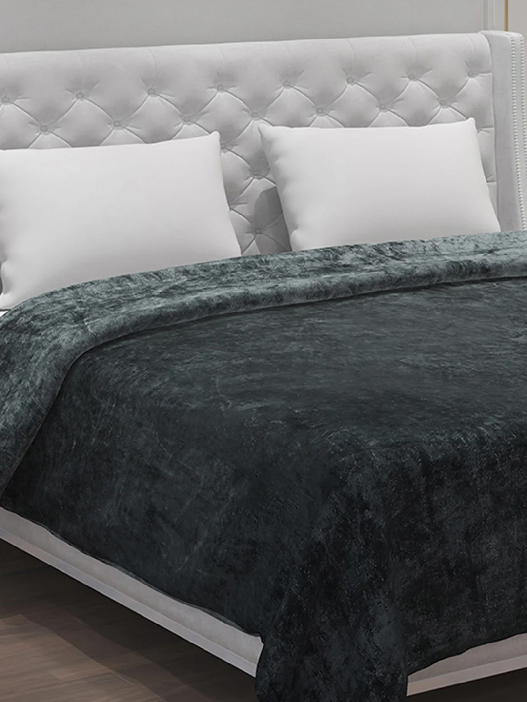 Solid 100% Polyester Double Bed Blanket for AC Room - Image 4