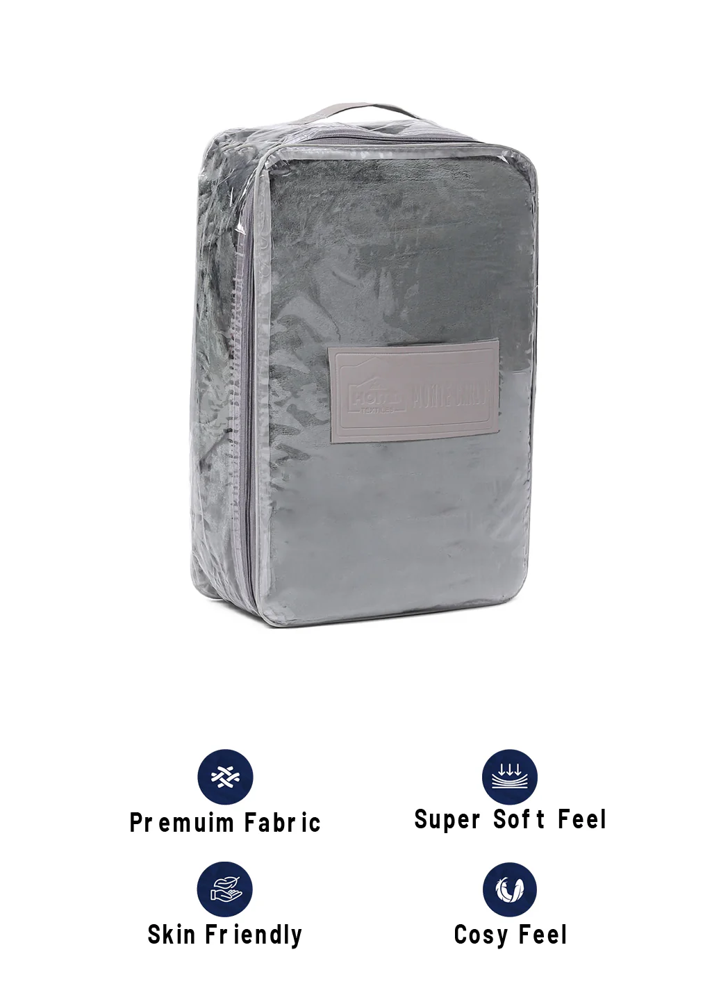 Solid 100% Polyester Double Bed Blanket for AC Room - Image 8