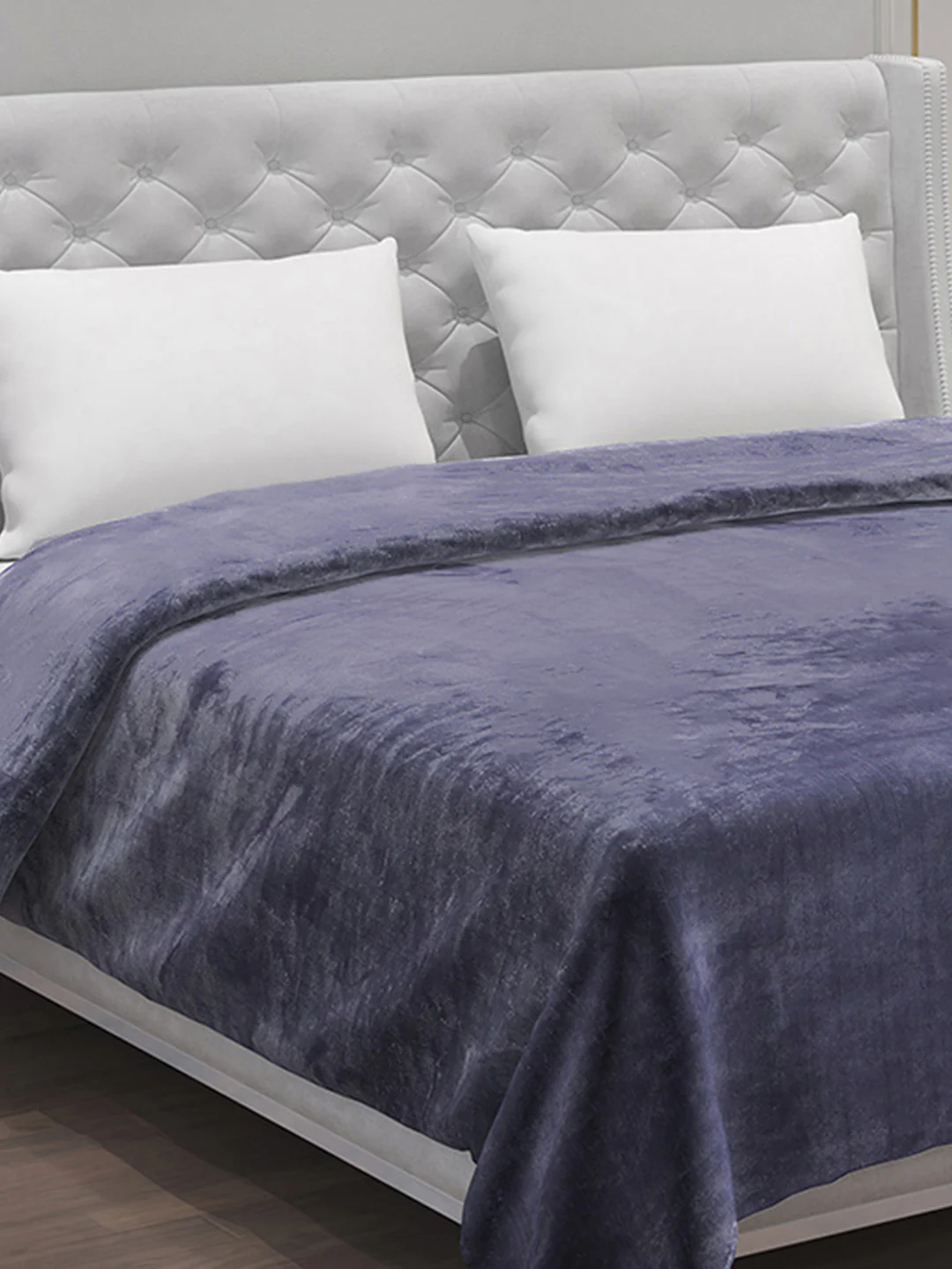 Solid 100% Polyester Double Bed Blanket for AC Room - Image 4