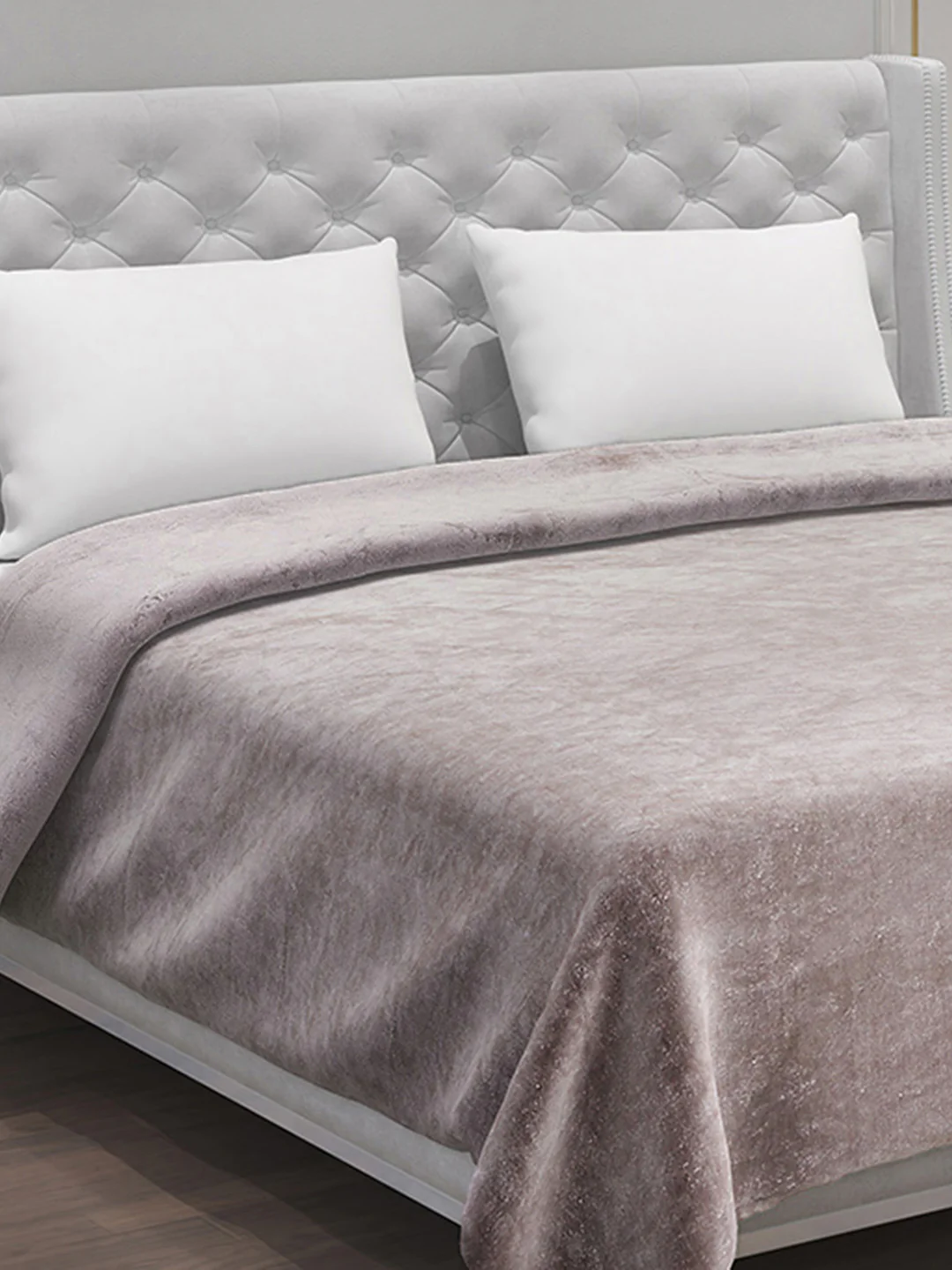 Solid 100% Polyester Double Bed Blanket for AC Room - Image 4