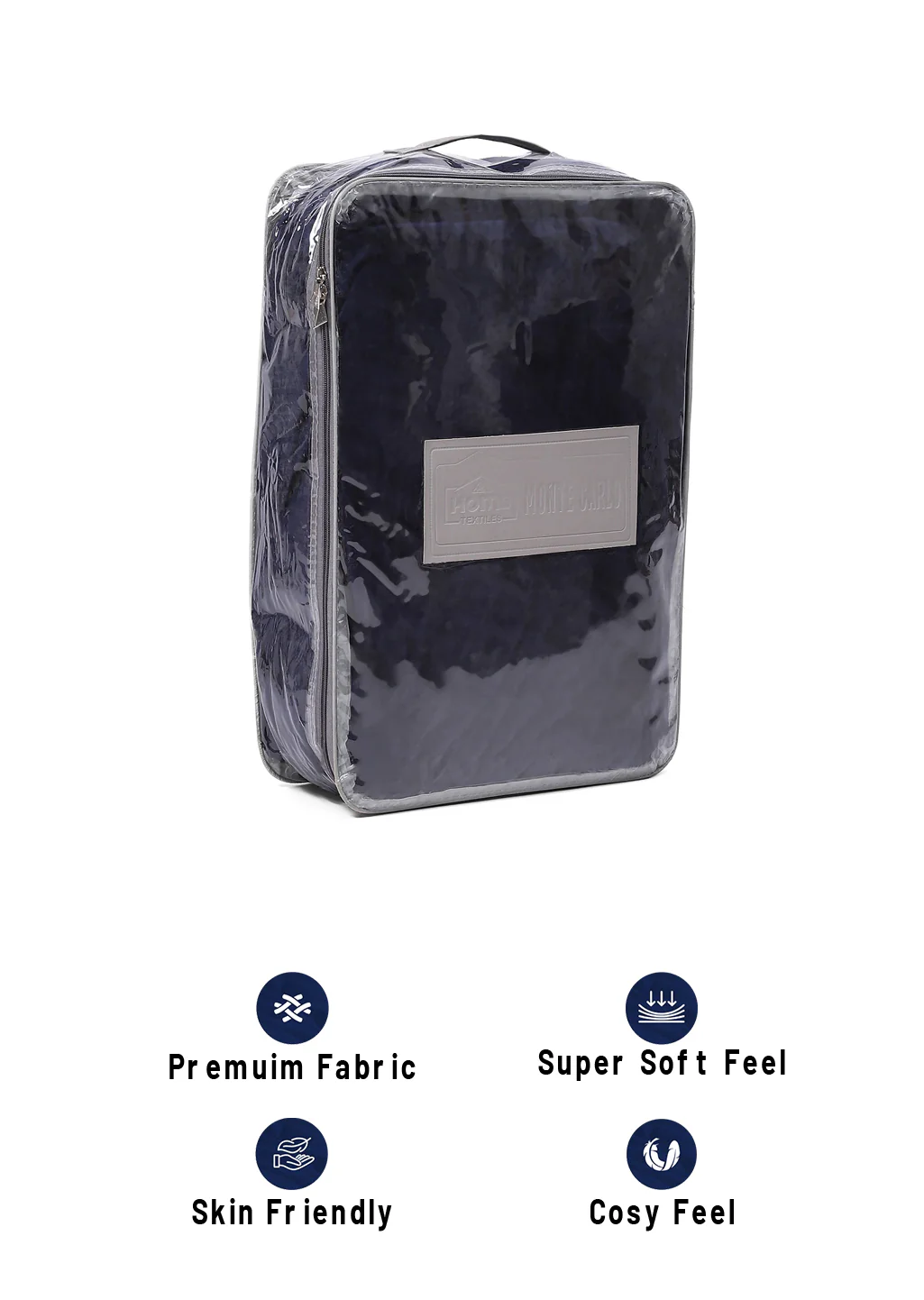 Solid 100% Polyester Double Bed Blanket for AC Room - Image 8