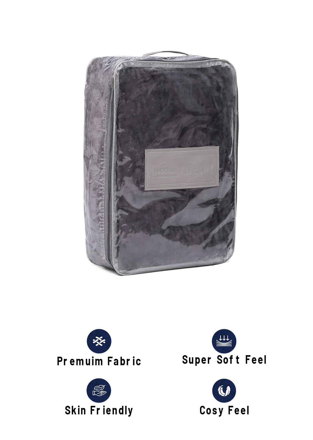 Solid 100% Polyester Double Bed Blanket for AC Room - Image 8