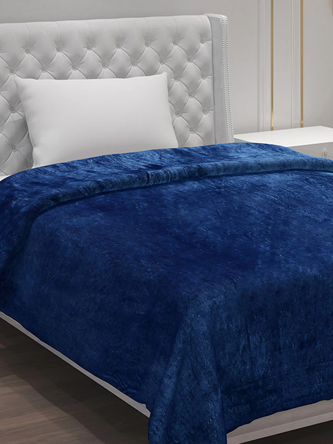 Solid 100% Polyester Single Bed Blanket for AC Room - Image 4