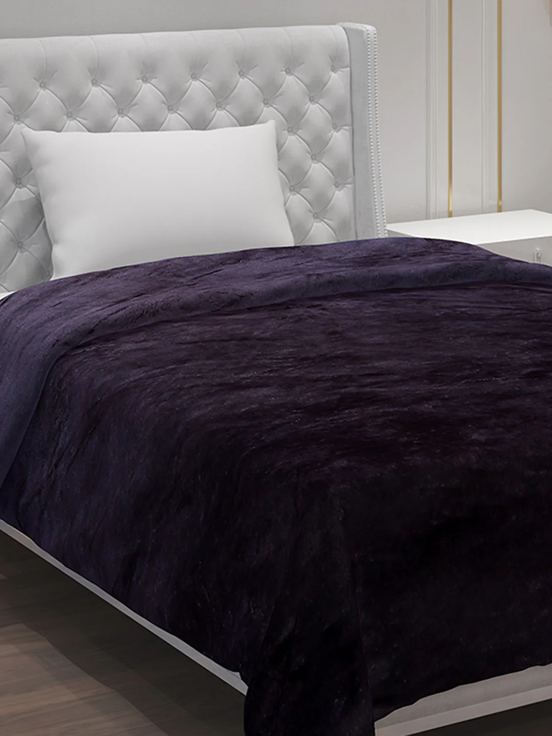 Solid 100% Polyester Single Bed Blanket for AC Room - Image 4