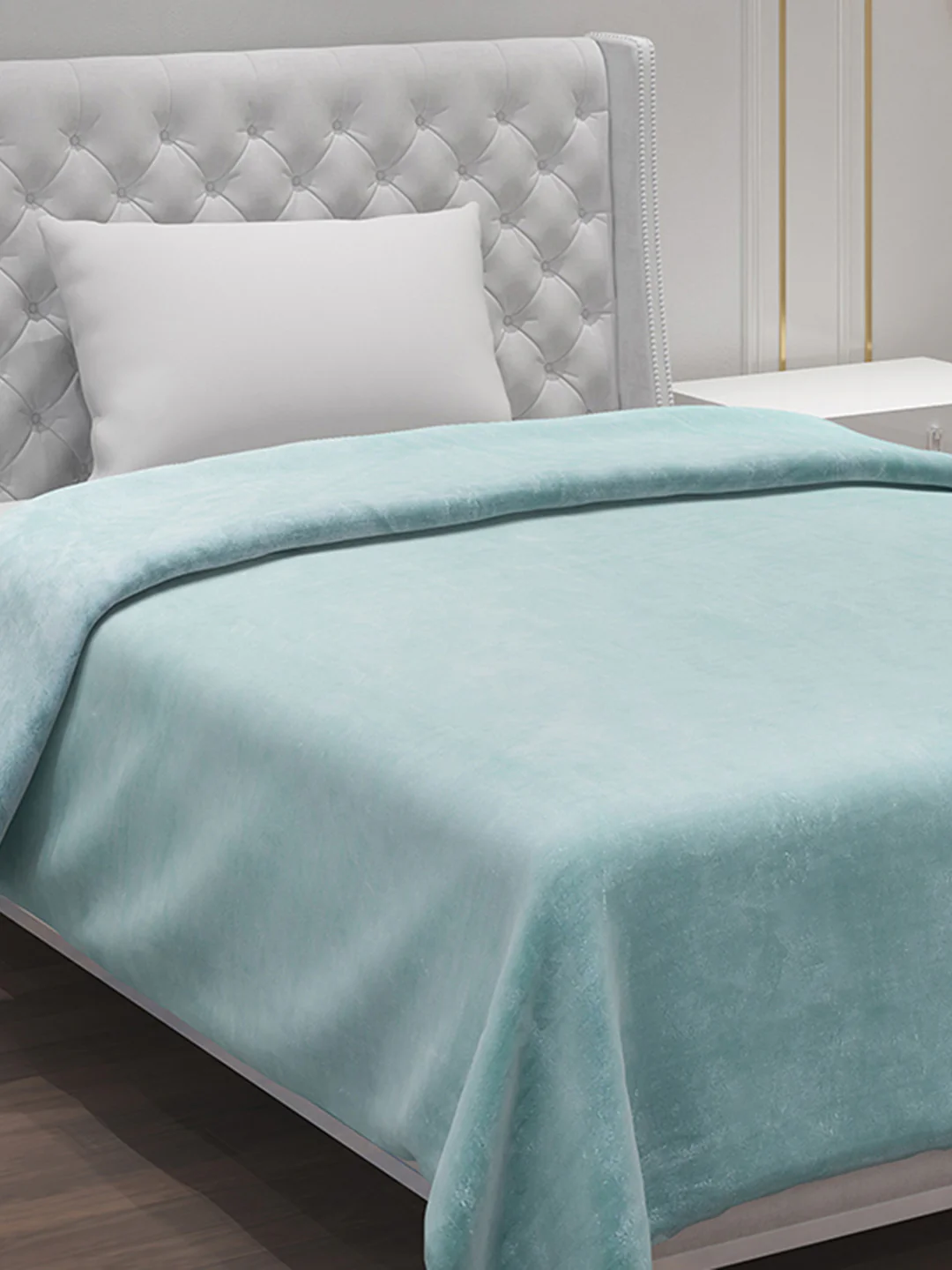 Solid 100% Polyester Single Bed Blanket for AC Room - Image 4